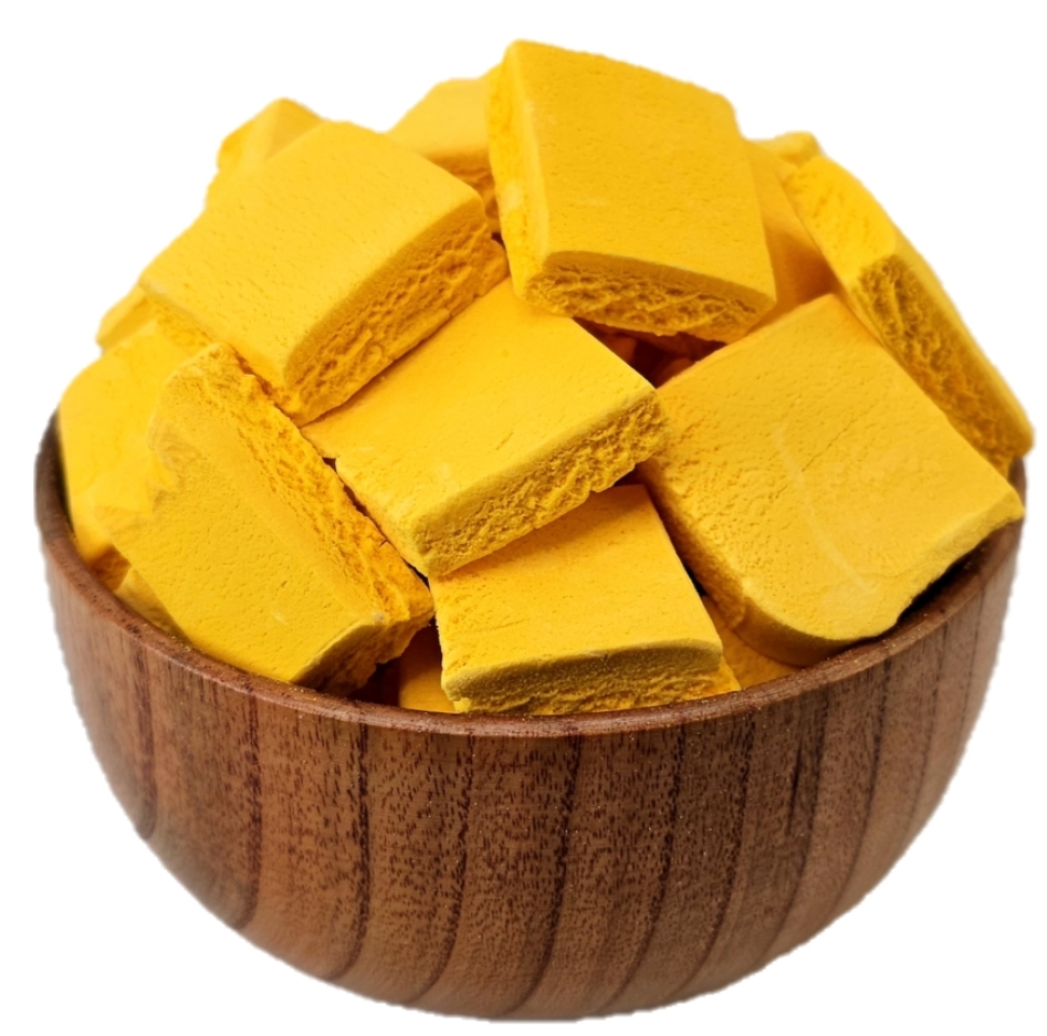 بستنی خشک انبه (درجه یک برش بزرگ ) پک کیلویی فریزتادارای سیب سلامت